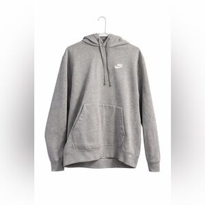 Nike Men's Heather Gray Pullover Hoodie